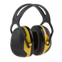 3M PELTOR X2A Ear Defender with Headband, 31 dB Noise Reduction, Yellow Black X2A-GA