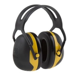 3M PELTOR X2A Ear Defender with Headband, 31 dB Noise Reduction, Yellow Black X2A-GA