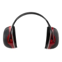 3M PELTOR X3A Ear Defender with Headband, 33 dB Noise Reduction, Red X3A-RD
