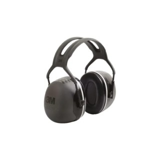 3M PELTOR Ear Defender with Headband, Black, 37 dB SNR Noise Reduction X5A-SV