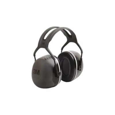 3M PELTOR Ear Defender with Headband, Black, 37 dB SNR Noise Reduction X5A-SV