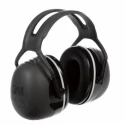 3M PELTOR Ear Defender with Headband, Black, 37 dB SNR Noise Reduction X5A-SV