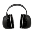 3M PELTOR Ear Defender with Headband, Black, 37 dB SNR Noise Reduction X5A-SV