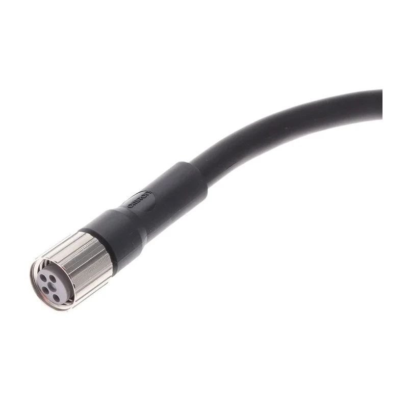 Omron Male 4-way M8 Straight to Female Unterminated Sensor Actuator Cable 125V DC, Oil-Resistant PVC Jacket XS3F-M8PVC4S2M
