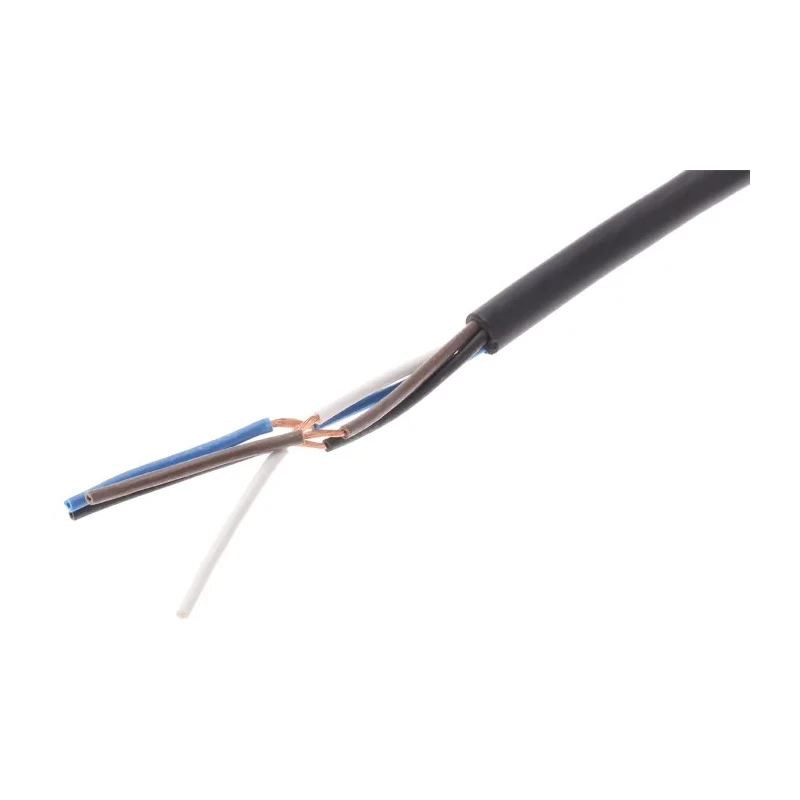 Omron Male 4-way M8 Straight to Female Unterminated Sensor Actuator Cable 125V DC, Oil-Resistant PVC Jacket XS3F-M8PVC4S2M