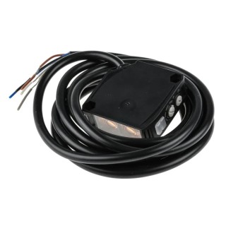 Omron Diffuse Photoelectric Sensor, Block Sensor, Relay Output, 2.5 m Detection Range, IP64, ABS Housing E3JK-DR11 2M