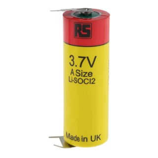 RS PRO Lithium Thionyl Chloride Battery 3.6 V, 2.1 Ah, 16.94 mm Diameter x 50.5 mm Height 778-1107
