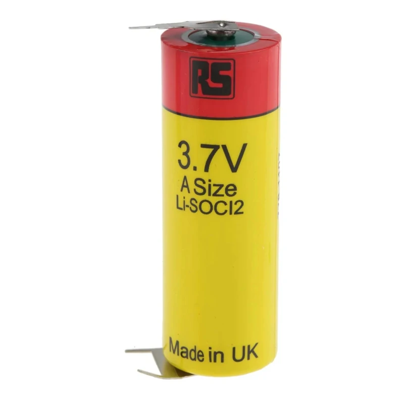 RS PRO Lithium Thionyl Chloride Battery 3.6 V, 2.1 Ah, 16.94 mm Diameter x 50.5 mm Height 778-1107