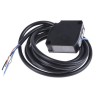 Omron Retroreflective Photoelectric Sensor, Block Sensor, 10 mm to 10 m Detection Range, Relay Output, IP64 E3JK-RR12 2M