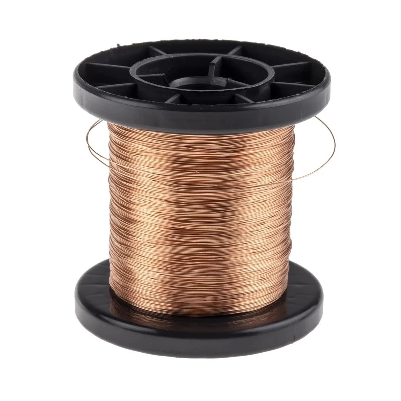 Block Enamelled Copper Wire 0.22 mm OD 0.04 mm² Cross Section 215 m Length CUL 100/0,22