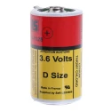 RS PRO 3.6 V Lithium Thionyl Chloride D Battery 17 Ah Capacity IEC 60079-11 61.3mm Height 33.3mm Diameter 90g Weight 778-1125