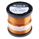 Block Enamelled Copper Wire 3.3 mm² Cross Section, 2 mm OD, 14 m Length, Maximum 155°C Operating Temperature CUL 500/2,00