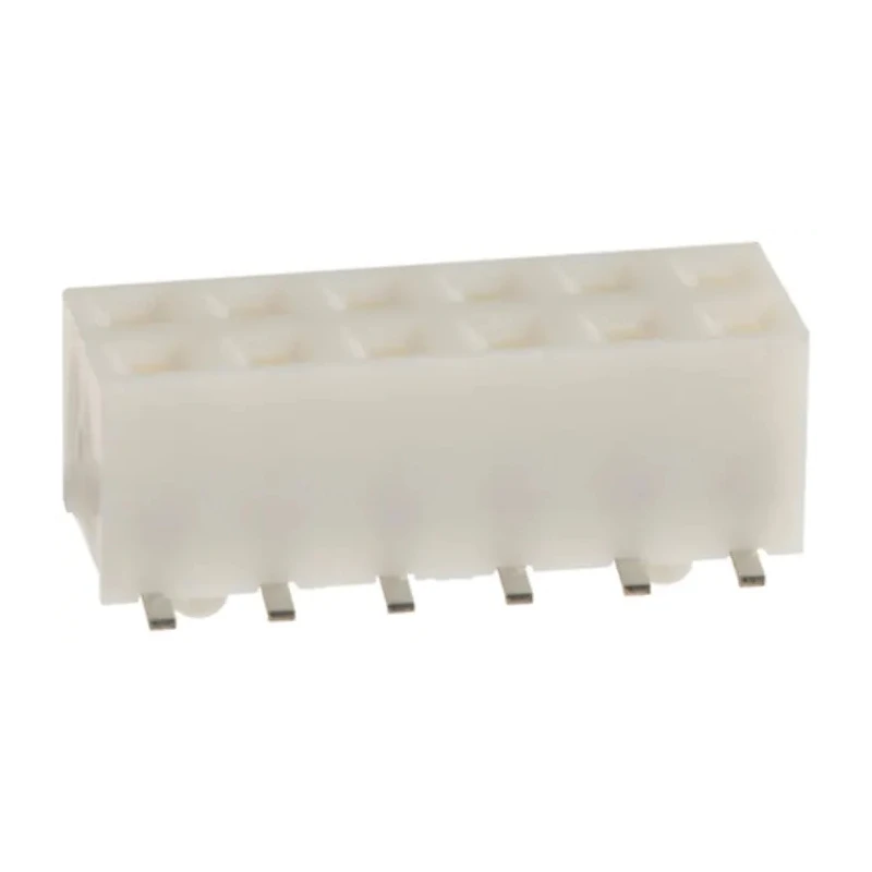 Hirose A3 Series Straight Surface PCB Socket 12-Contact 2 Row 2mm Pitch Solder A3-12DA-2SV(71)