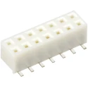 Hirose A3 Series Straight Surface PCB Socket 14-Contact 2 Row 2 mm Pitch Solder A3-14DA-2SV(71)