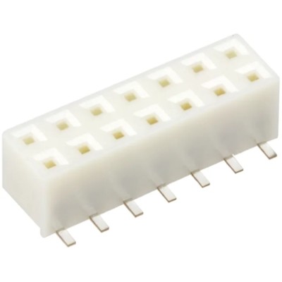 Hirose A3 Series Straight Surface PCB Socket 14-Contact 2 Row 2 mm Pitch Solder A3-14DA-2SV(71)