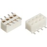 Hirose A3A Series Straight Surface PCB Socket 8-Contact 2 Row 2 mm Pitch 200V 12A A3A-8DA-2SV(71)