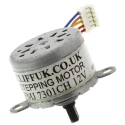 Cliff Electronics 12V Unipolar Stepper Motor 40mNm Holding Torque 3mm Shaft FMJ7301CH