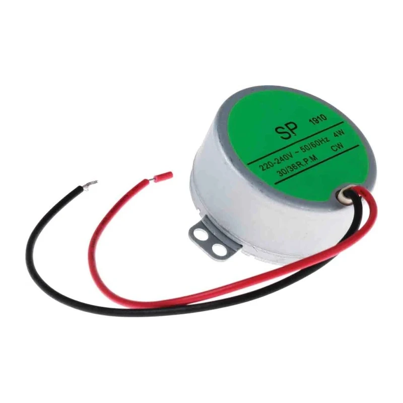 RS PRO Clockwise AC Synchronous Geared Motor 4 W 1 Phase 220V 240 V Panel Mounting 779-3743
