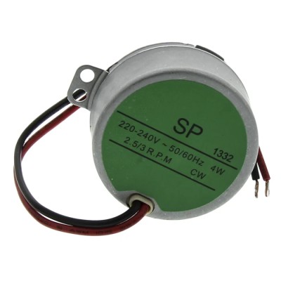RS PRO Clockwise AC Geared Motor, 4 W, 1 Phase, 220V, 240 V, Panel Mounting 779-3734
