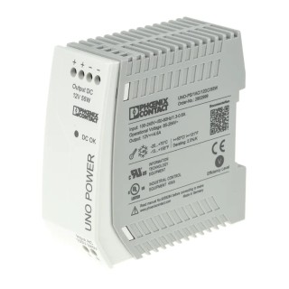 Phoenix Contact UNO POWER Switched Mode DIN Rail Power Supply 264V AC Input 12V DC Output 4.6A 55W 2902999