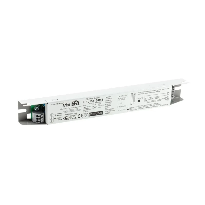 RS PRO Electronic Compact Fluorescent Lighting Ballast 220-240V 54W T5 HO, 55W TC-L, 58W T8 778-5323