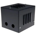 Block Black RAL 5008 Sheet Steel Power Supply Case IP20 170mm x 130mm x 140mm BGUK 1