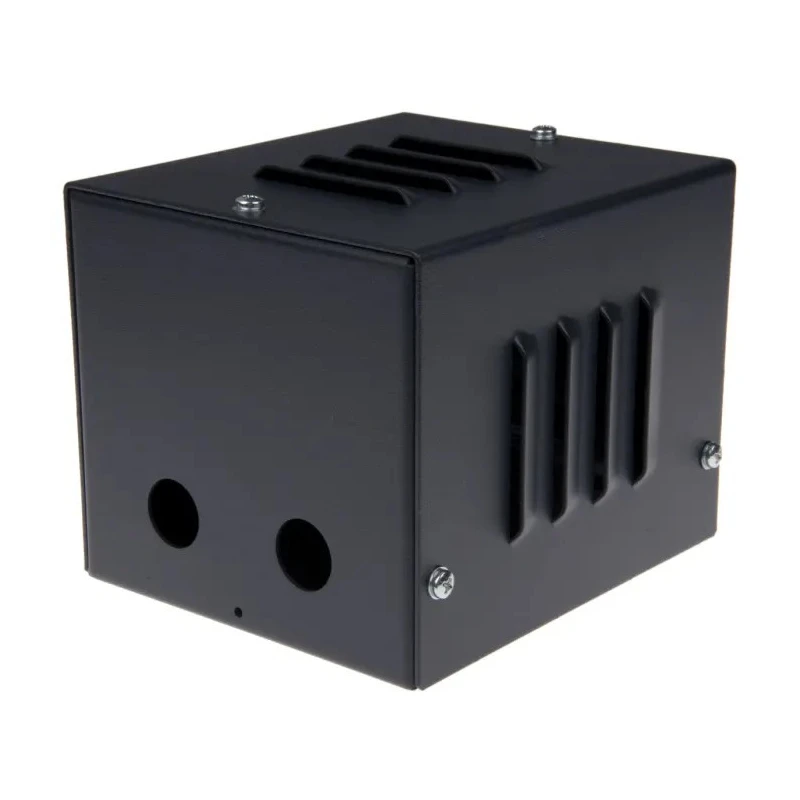 Block Black RAL 5008 Sheet Steel Power Supply Case IP20 170mm x 130mm x 140mm BGUK 1