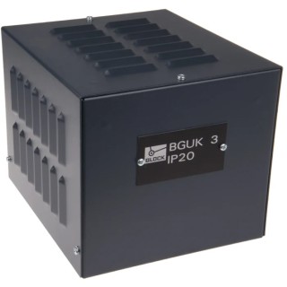 Block Black RAL 5008 Sheet Steel Power Supply Case IP20 270mm x 210mm x 230mm BGUK 3