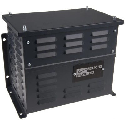 Block Blue Steel Power Supply Case IP23 with External Dimensions 320 mm x 200 mm x 265 mm 
