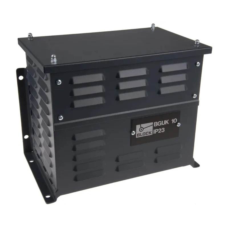Block Blue Steel Power Supply Case IP23 with External Dimensions 320 mm x 200 mm x 265 mm 