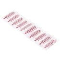 RS PRO Temperature Sensitive Label 40 °C to 71 °C 9 Levels 51mm x 18mm 10 Labels Per Product 779-9779