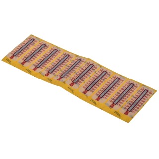 RS PRO Non-Reversible Temperature Sensitive Label 132 °C to 182 °C 10 Levels 51mm x 18mm 779-9776