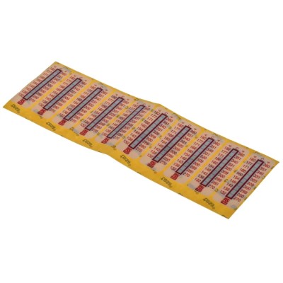 RS PRO Non-Reversible Temperature Sensitive Label 132 °C to 182 °C 10 Levels 51mm x 18mm 779-9776