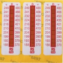 RS PRO Temperature Sensitive Label 188 °C to 249 °C 10 Levels 51mm x 18mm 779-9785