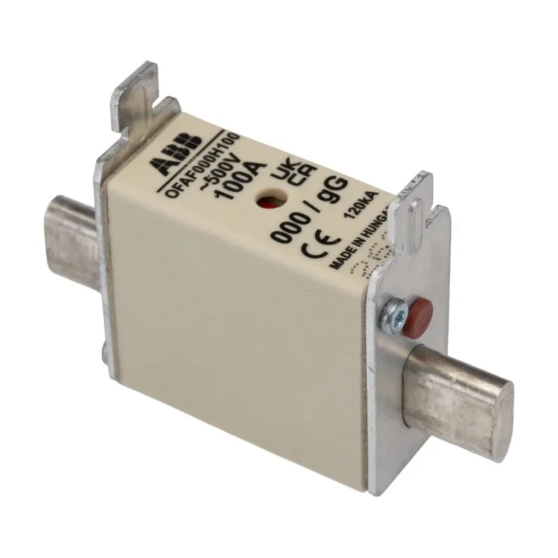 ABB 100A High Rupture Capacity Centred Tag Fuse NH000 500V NH000