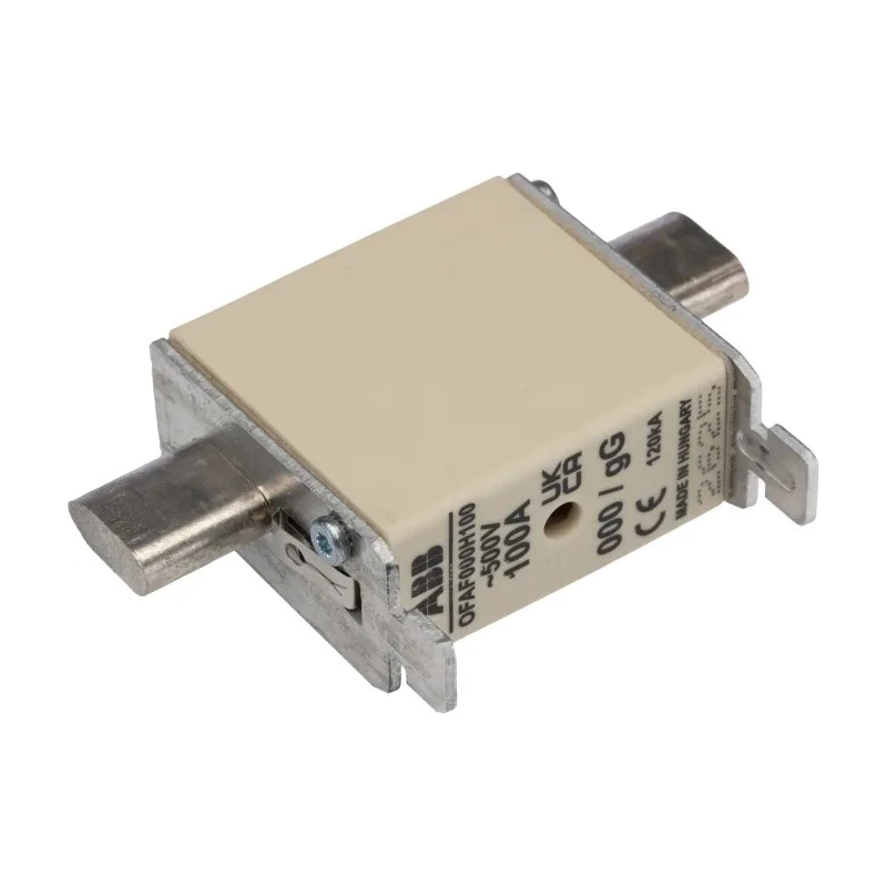 ABB 100A High Rupture Capacity Centred Tag Fuse NH000 500V NH000