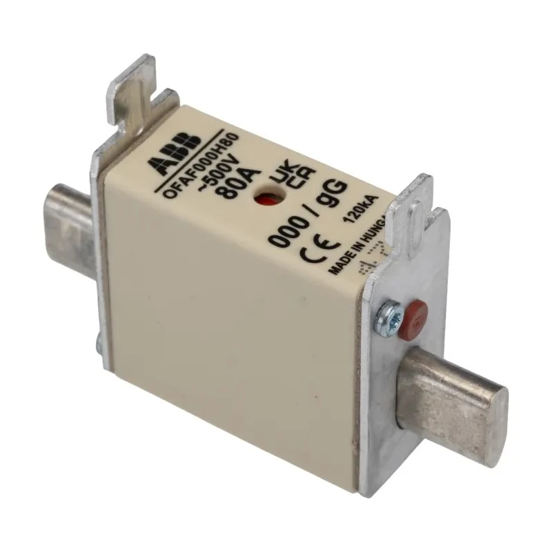 ABB 80A High Rupture Capacity Centred Tag Fuse NH000 500V NH000