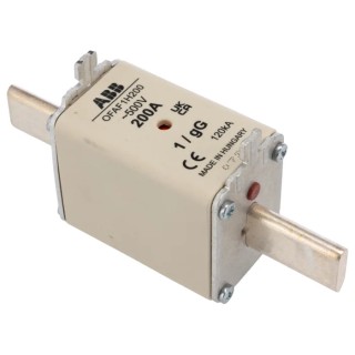 ABB 200A Centred Tag Fuse NH1 High Rupture Capacity Blade Tag 500V OFAF1H200 1SCA022627R4490