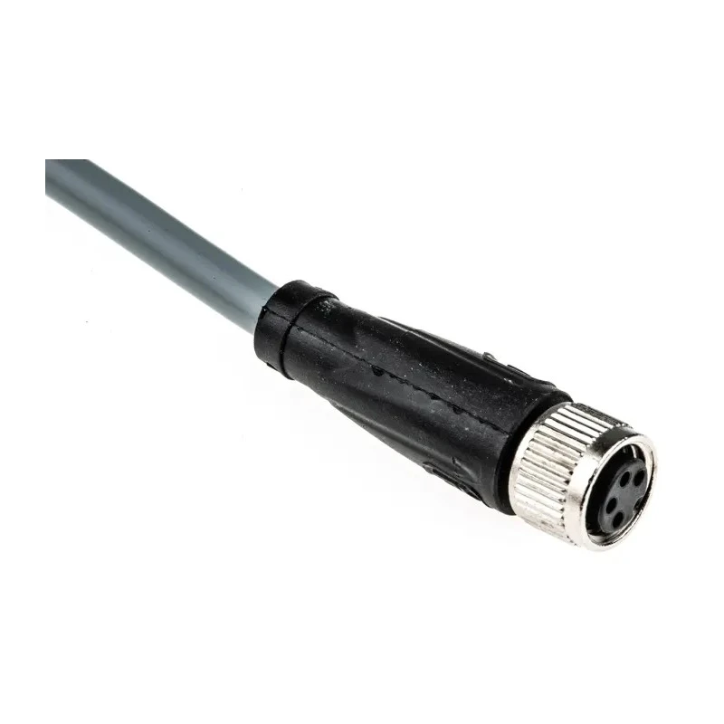 Pepperl + Fuchs Female 4-Way Straight to Unterminated Sensor Actuator Cable, 5 m, Polyvinyl Chloride Jacket V31-GM-5M-PVC