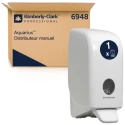 Aquarius Manual Wall Mounted Soap Dispenser 1 L Compatible with Cartridges 6330, 6332, 6333, 6336, 6342, 6348, 6373 6948