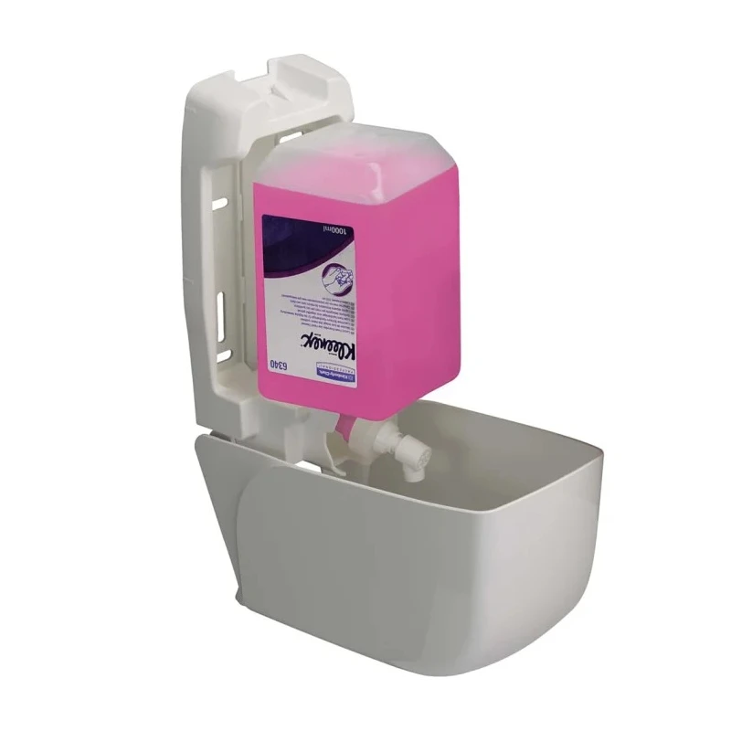 Aquarius Manual Wall Mounted Soap Dispenser 1 L Compatible with Cartridges 6330, 6332, 6333, 6336, 6342, 6348, 6373 6948