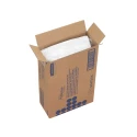 Aquarius White Plastic Dual-Roll Toilet Roll Dispenser 300 mm x 470 mm x 300 mm Model 6947