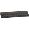 Hirose A4B Female Connector Housing 12 Way 1 Row Straight 2 mm Pitch Polybutylene Terephthalate A4B-12S-2C