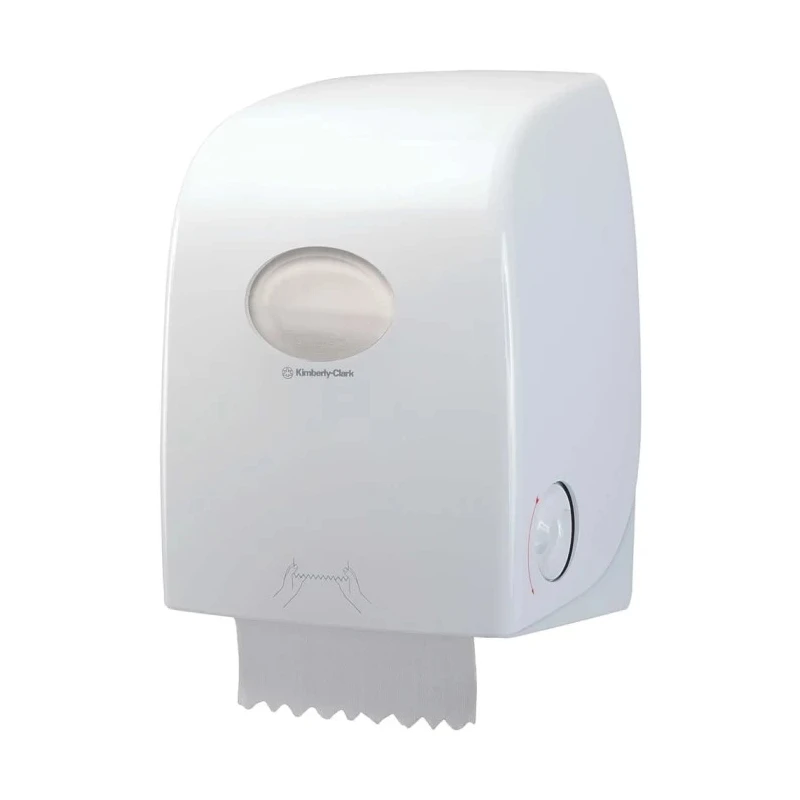 Aquarius Plastic White Wall Mounted Rolled Hand Towel Dispenser 6959 326 mm x 436 mm x 252 mm