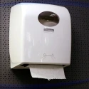 Aquarius Plastic White Wall Mounted Rolled Hand Towel Dispenser 6959 326 mm x 436 mm x 252 mm