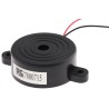 RS PRO 90 dB Through Hole Continuous External 16 mm Piezo Buzzer Component 60 mm 1 V ac Min 30V ac Max 7800715P
