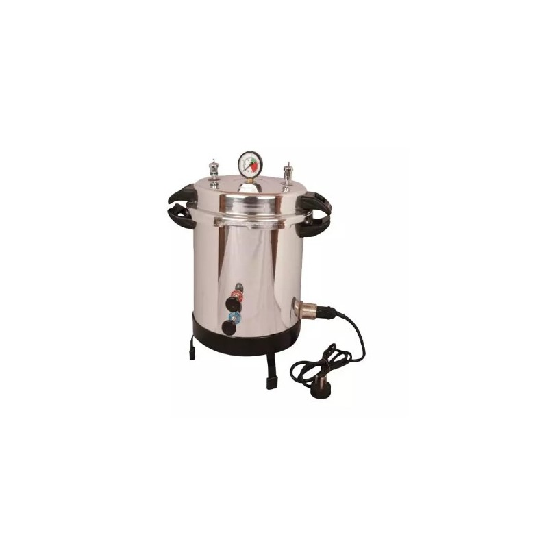 droplet-aluminium-electric-vertical-autoclave-six-wing-nut-size-with-capacity-21-ltrs-63045