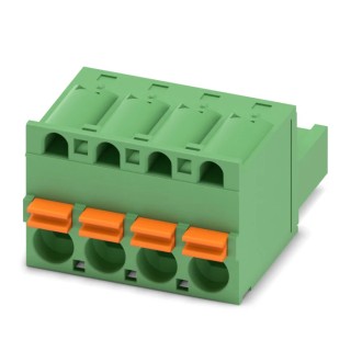 Phoenix Contact FKC 2.5/4-ST-5.08 Series Pluggable Terminal Block, 4-Contact, 5.08 mm Pitch, 1 Row, 320 V, 12 A 1873074