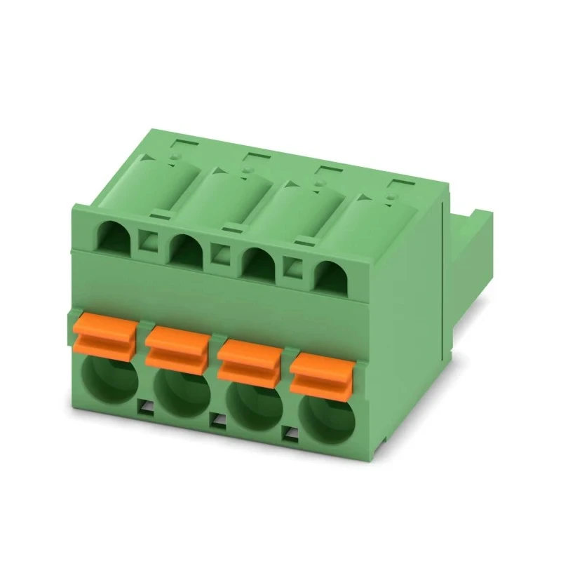 Phoenix Contact FKC 2.5/4-ST-5.08 Series Pluggable Terminal Block, 4-Contact, 5.08 mm Pitch, 1 Row, 320 V, 12 A 1873074