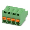 Phoenix Contact FKC 2.5/4-ST-5.08 Series Pluggable Terminal Block, 4-Contact, 5.08 mm Pitch, 1 Row, 320 V, 12 A 1873074